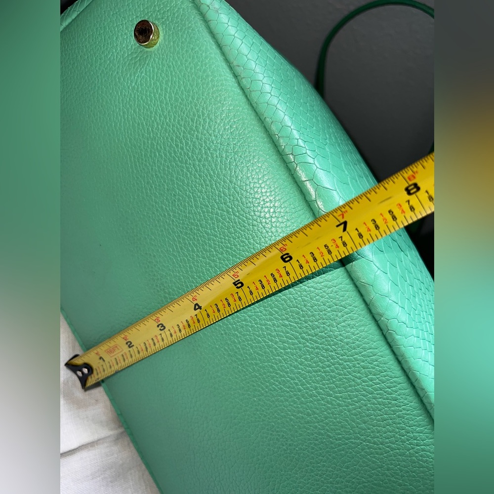 💚 GiGi New York Python Embossed Women's Tote Bag, Handbag, Purse! LN Excellent! - Picture 11 of 11